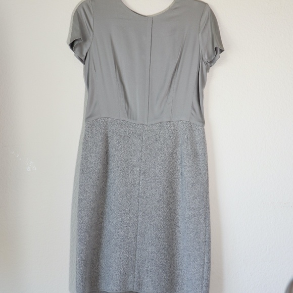 Narciso Rodriguez 2-tone grey short sleeve dress - Picture 8 of 9